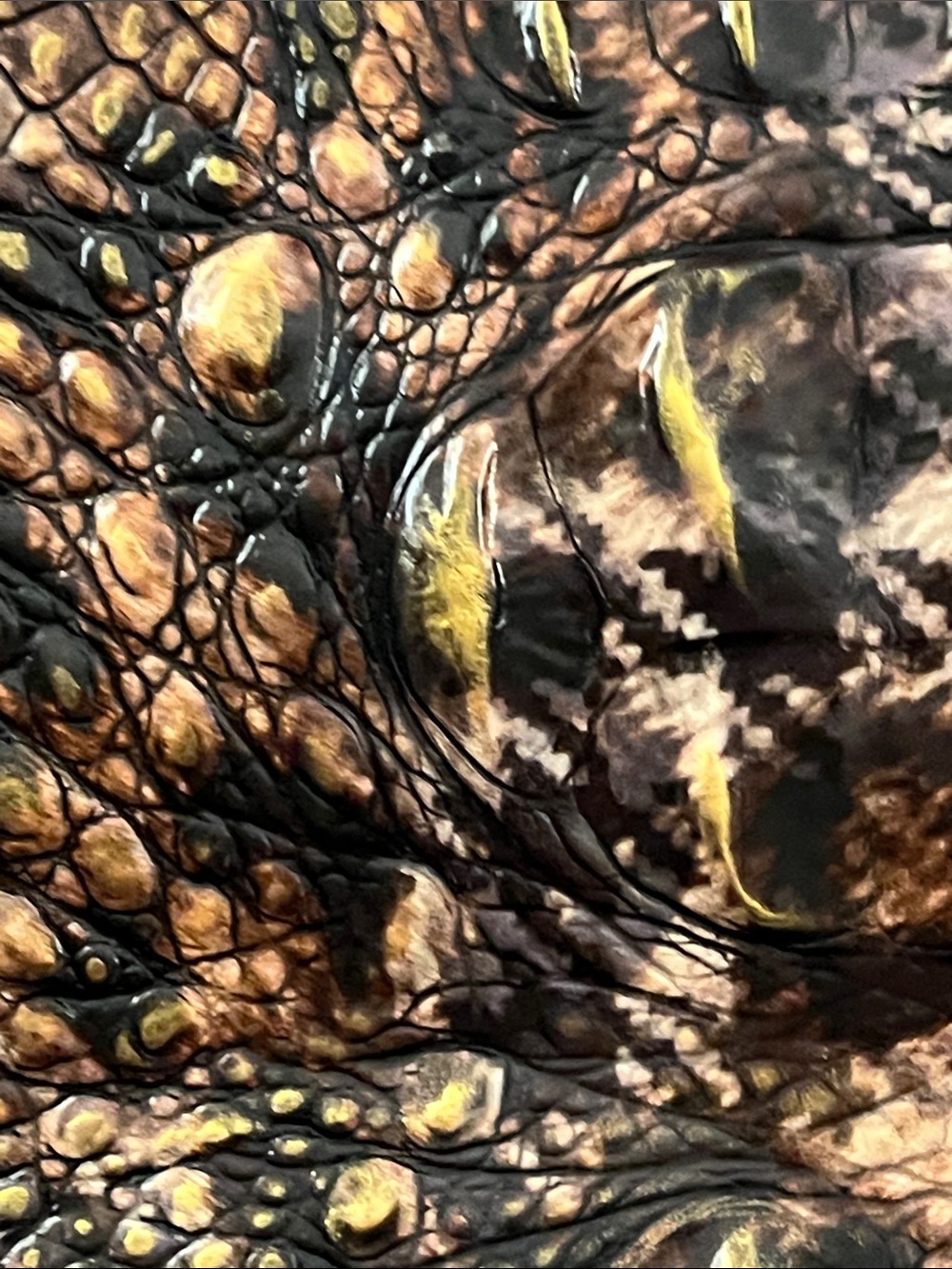 NWOTBrahmin Croc Design Leather Crossbody Bag & Wallet-Brown & Gold Houndstooth - Picture 7 of 16